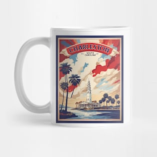 Charleston South Carolina States of America Tourism Vintage Poster Mug